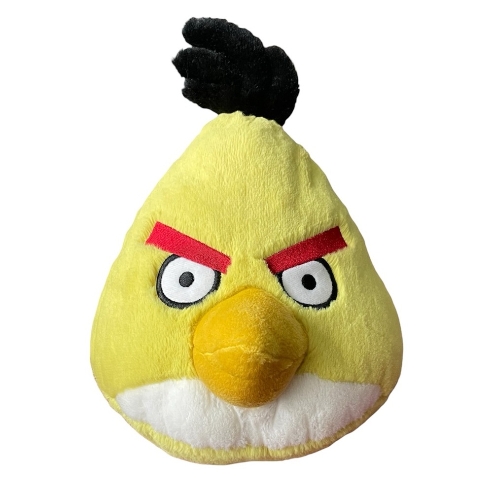 Angry Birds Large Yellow Bird Plush Officially Licensed 2010 9” Stuffed Animal